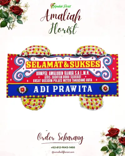 Karangan Bunga Ucapan Selamat di Rite